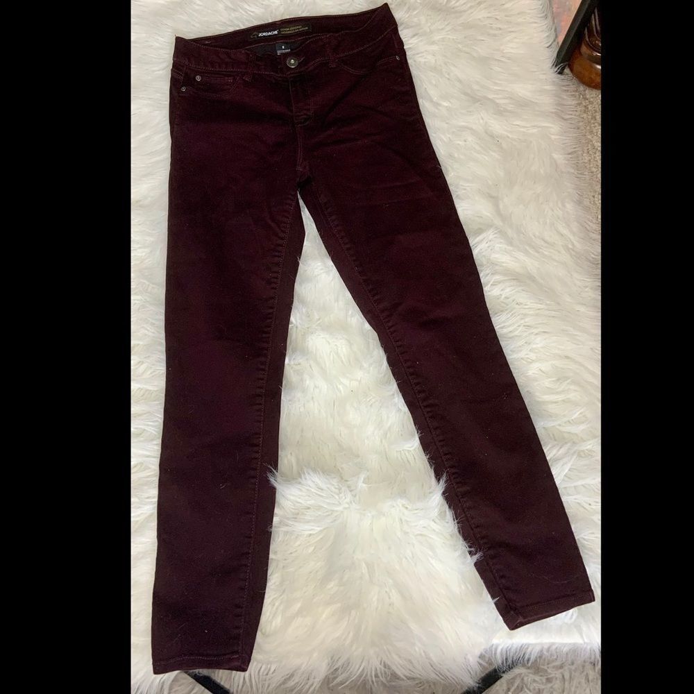 Maroon Skinny Jeans